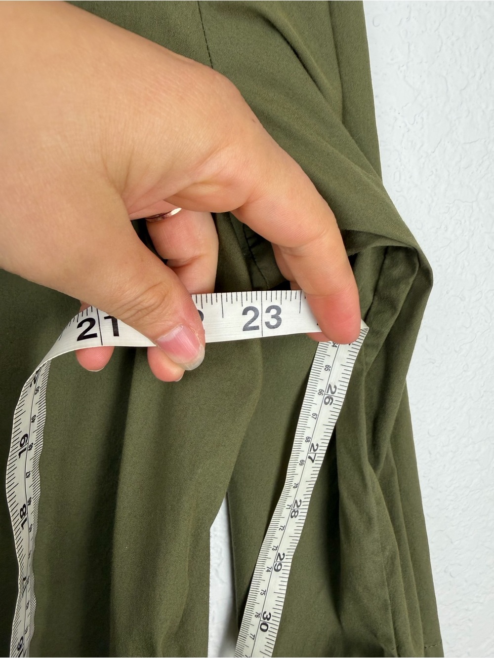 COS Oversized Mandarin Collar Button Up Sage Green Structured Shirt Large - Picture 7 of 8